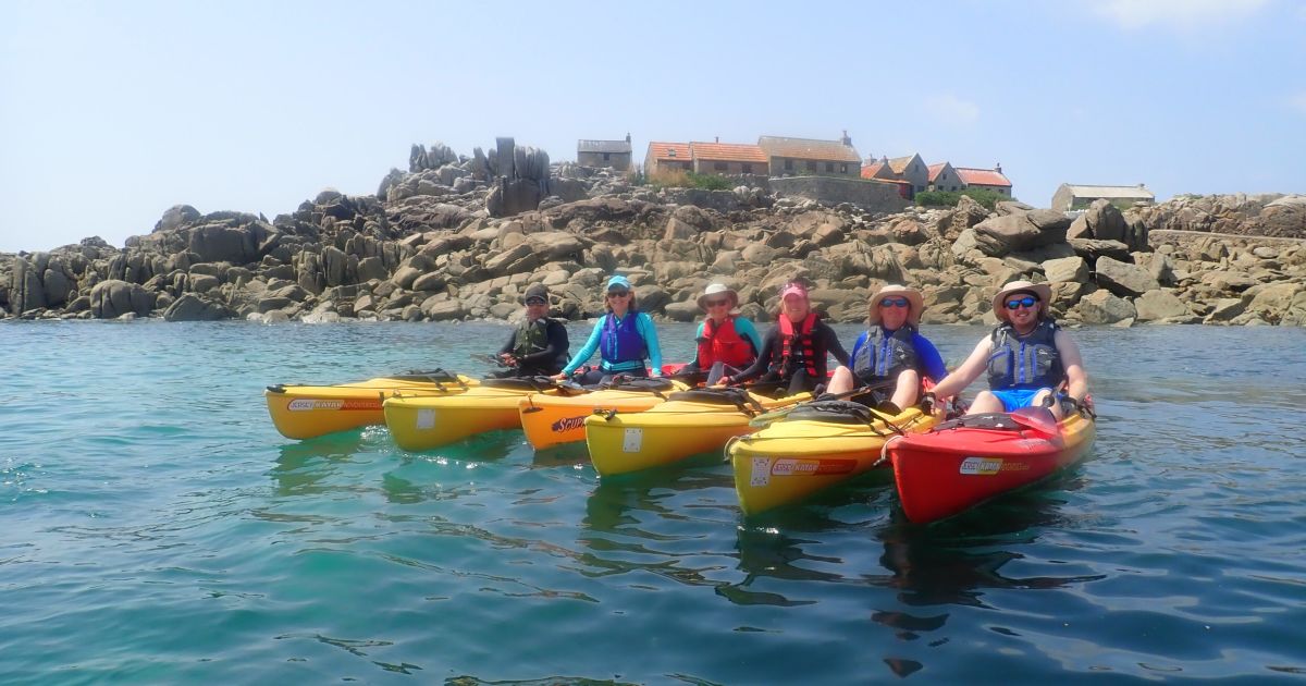 Les Minquiers Kayak Tour Tours & Activity Session Visit Jersey
